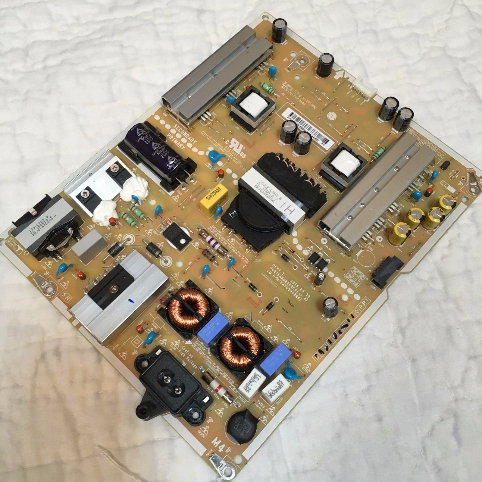 LG EAY63989201 POWER SUPPLY BOARD FOR 49UF6430-UB AND OTHER MODEl